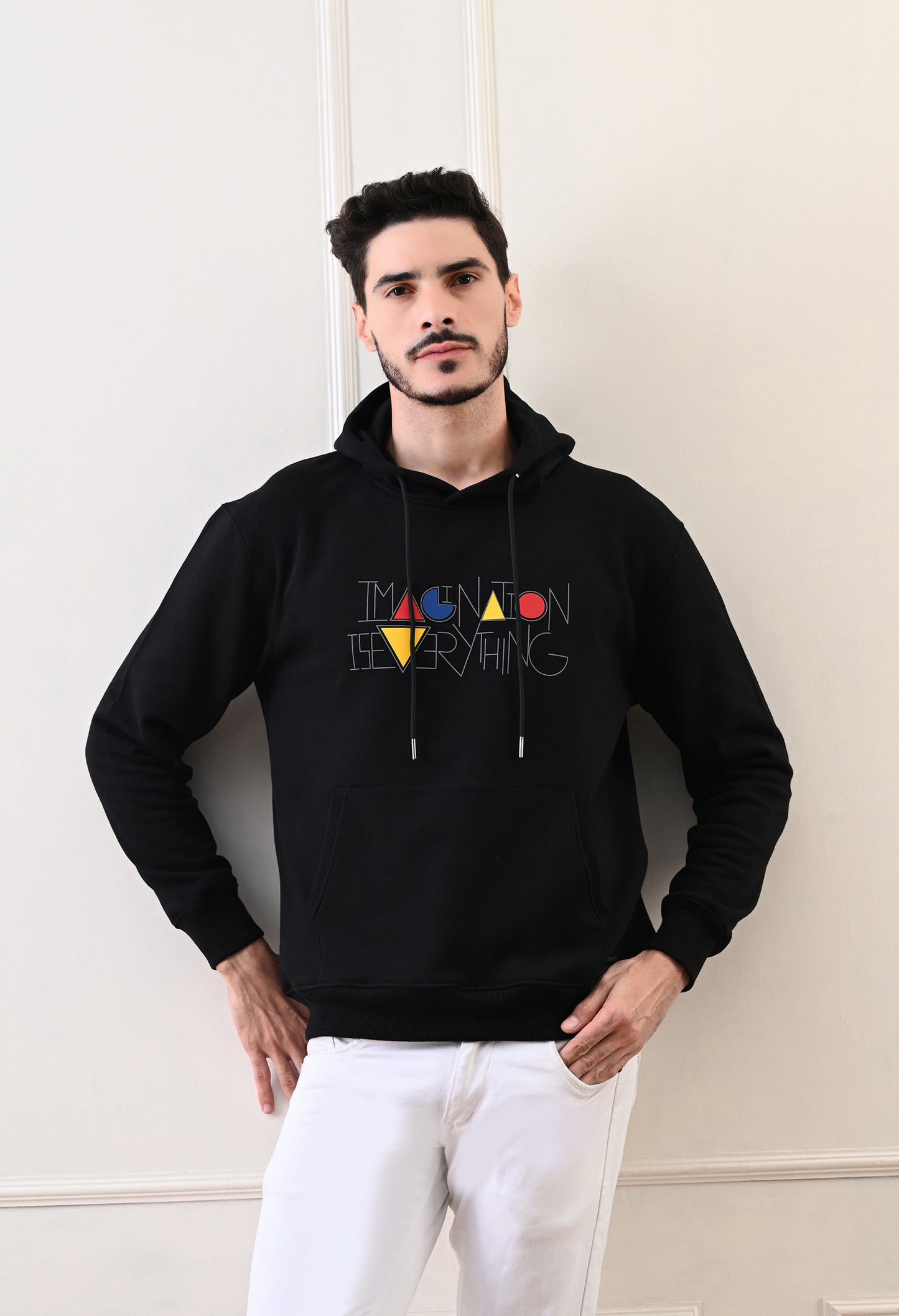 Men's Relaxed Fit Hooded Fleece Sweatshirt