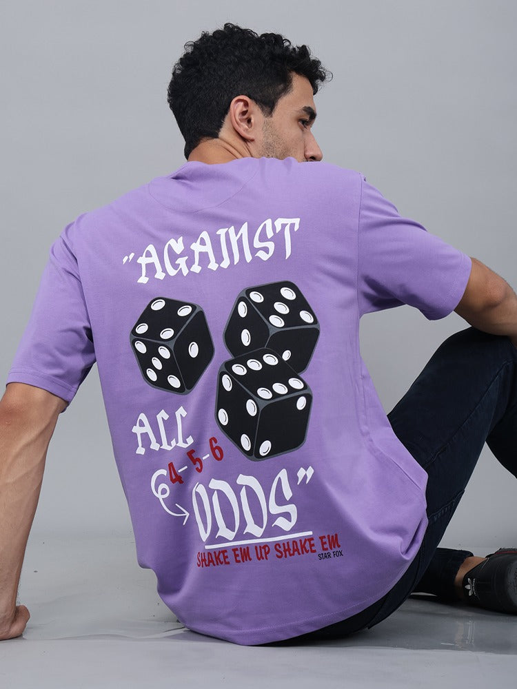 Against all Odds Printed Oversized T-shirt