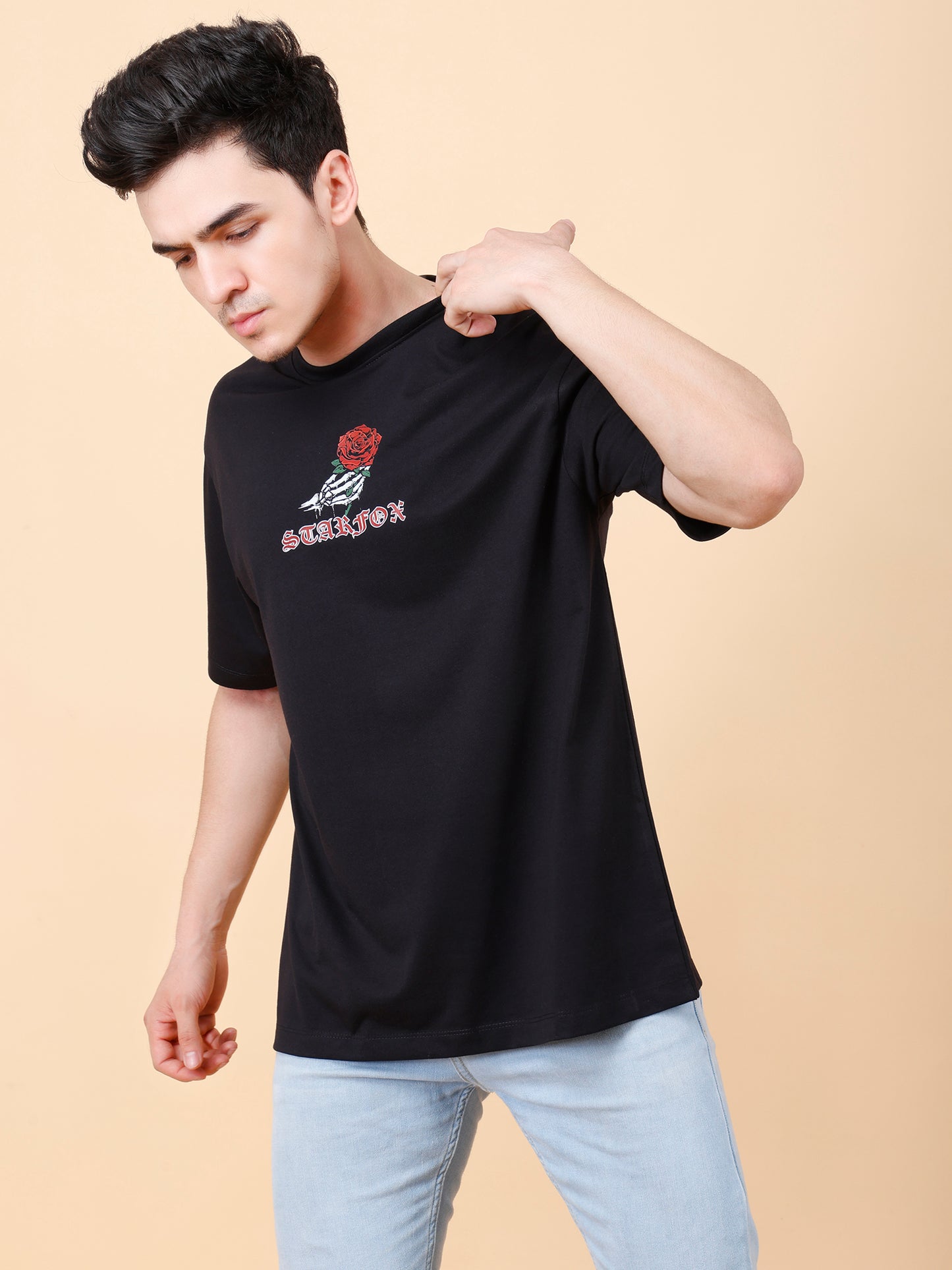 Men's Trendy Loose Fit Drop Shoulder T-Shirt