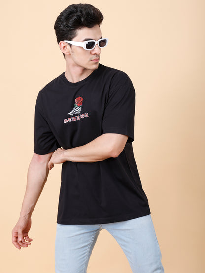 Men's Trendy Loose Fit Drop Shoulder T-Shirt