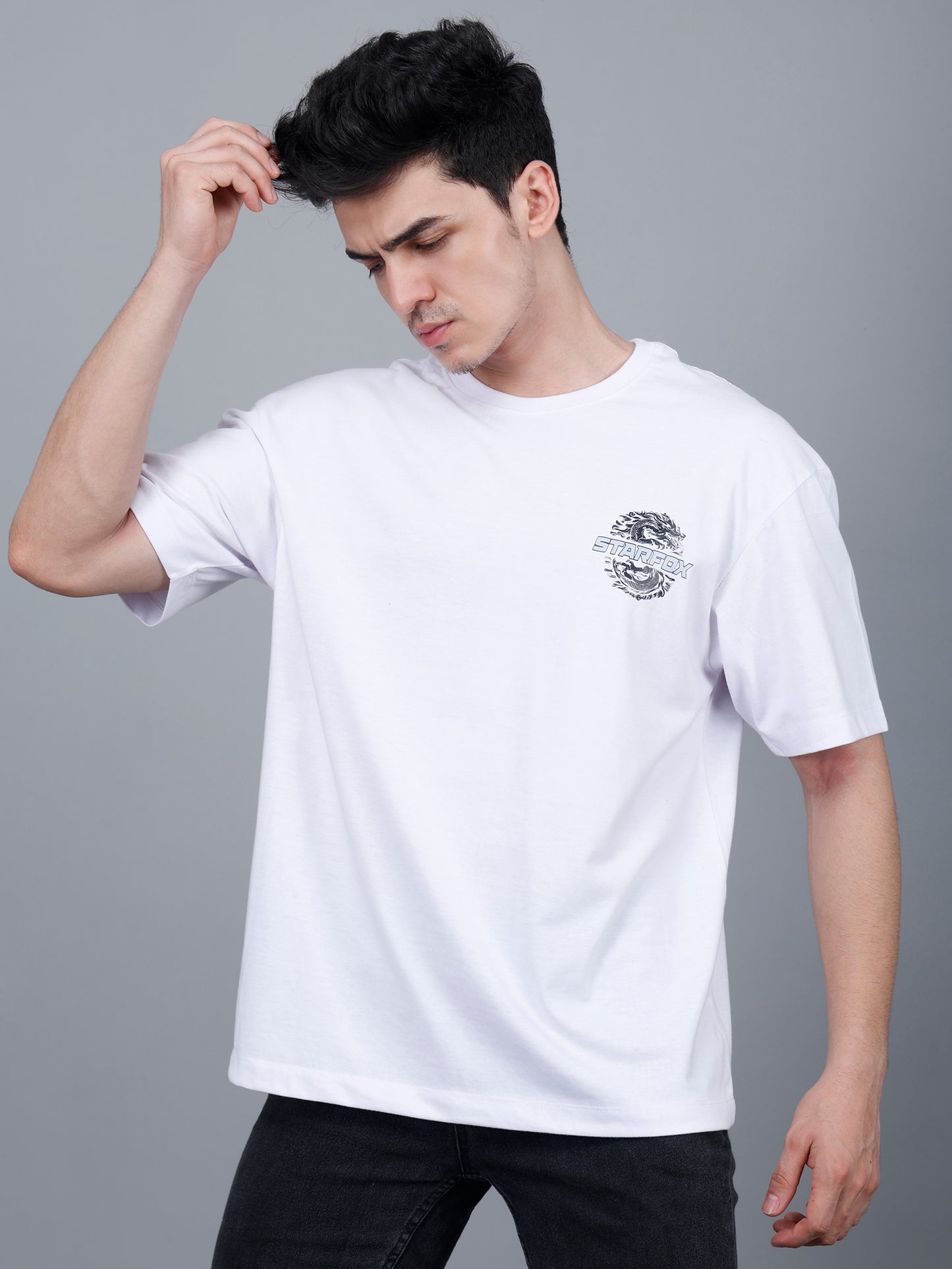 Men's Trendy Loose Fit Drop Shoulder T-Shirt