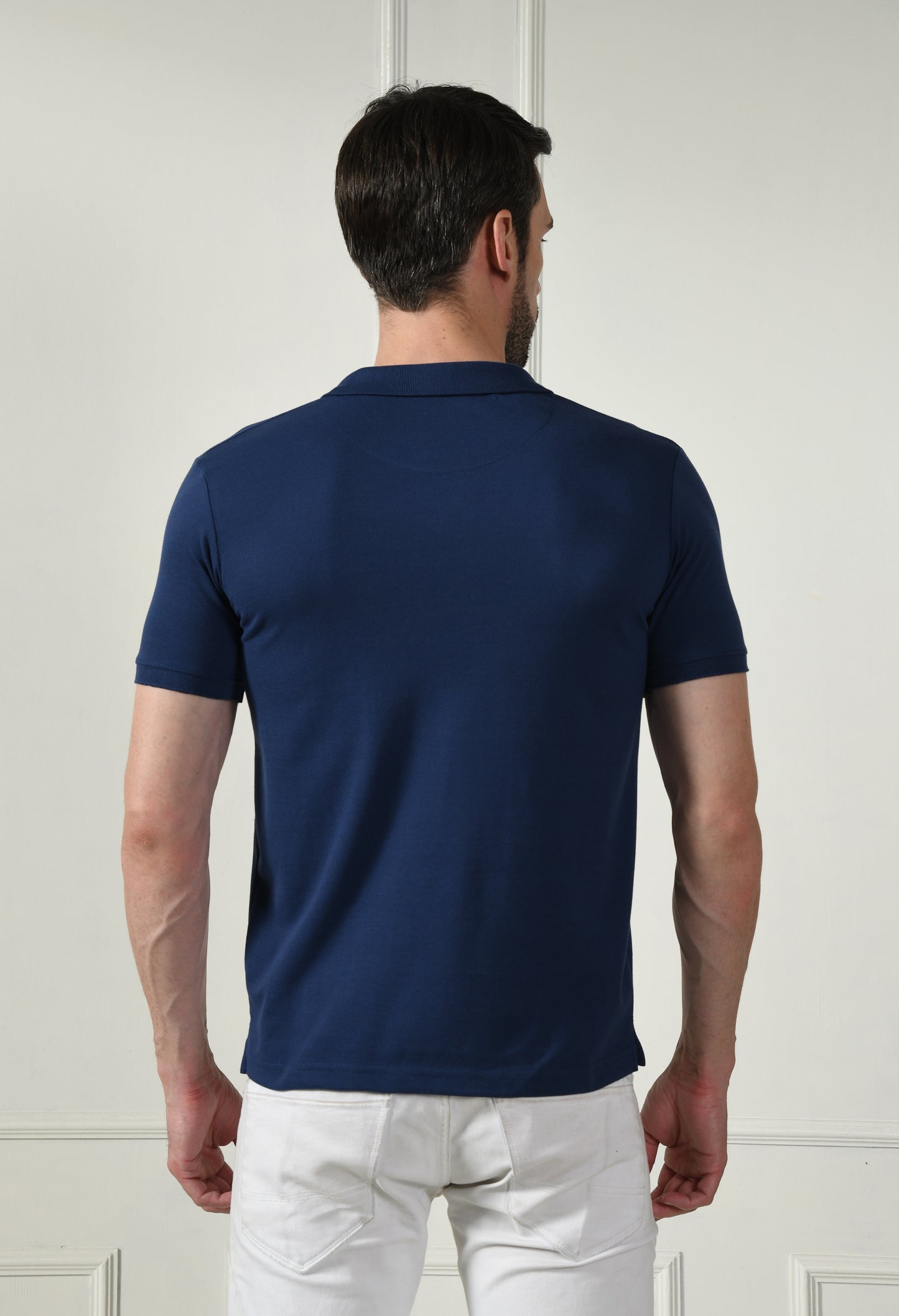 Cobalt Blue Polo with Pocket