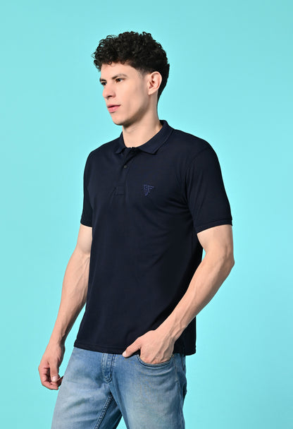 Men's Slim Fit Polyester Polo