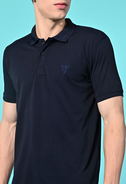 Men's Slim Fit Polyester Polo