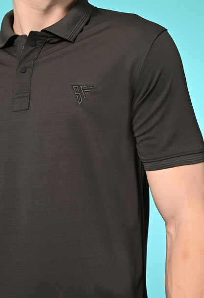 Men's Slim Fit Polyester Polo