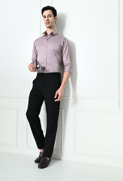 Mens Slim Fit Solid Formal Shirt