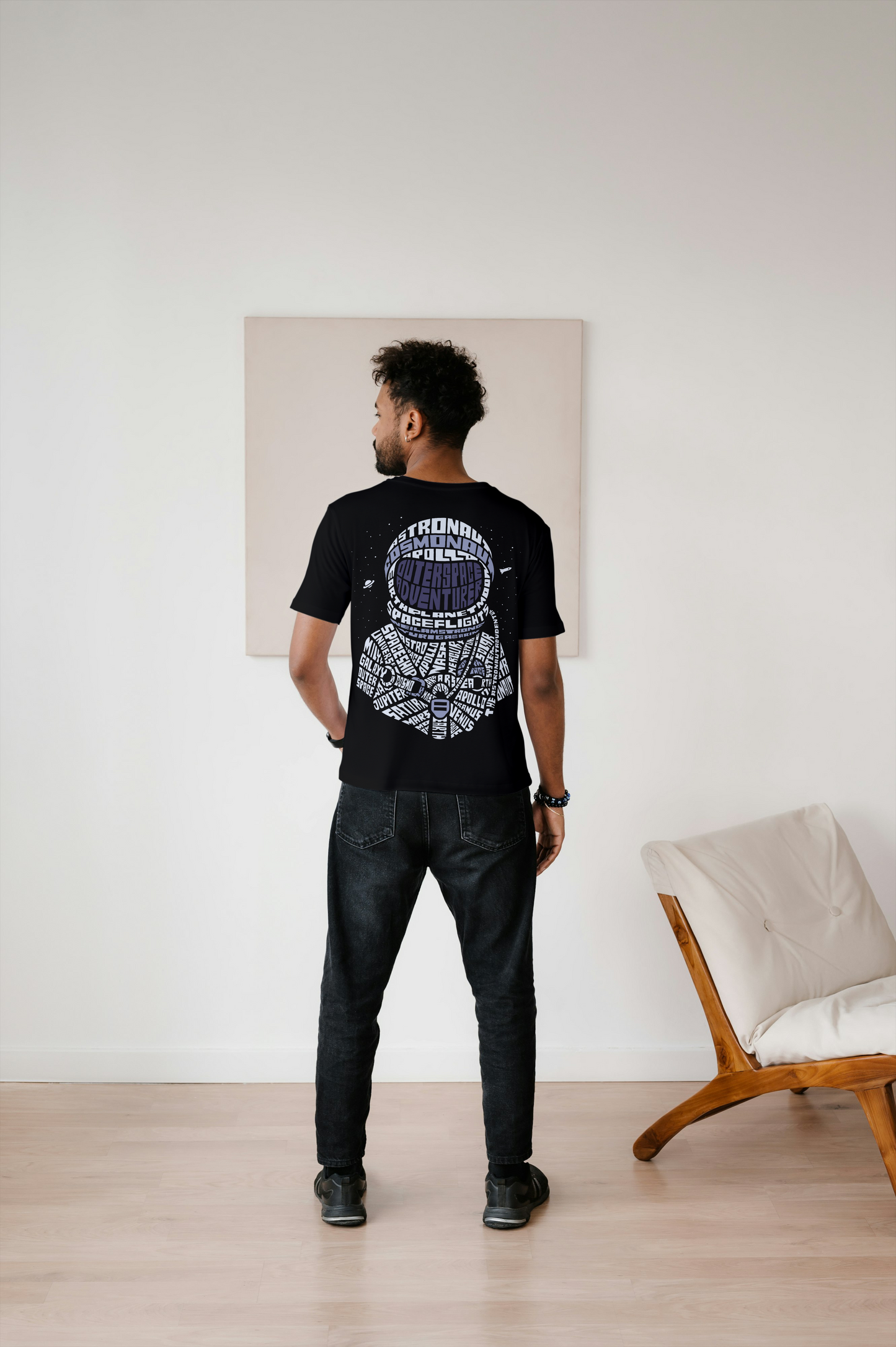 Nasa Printed Oversized T-Shirt