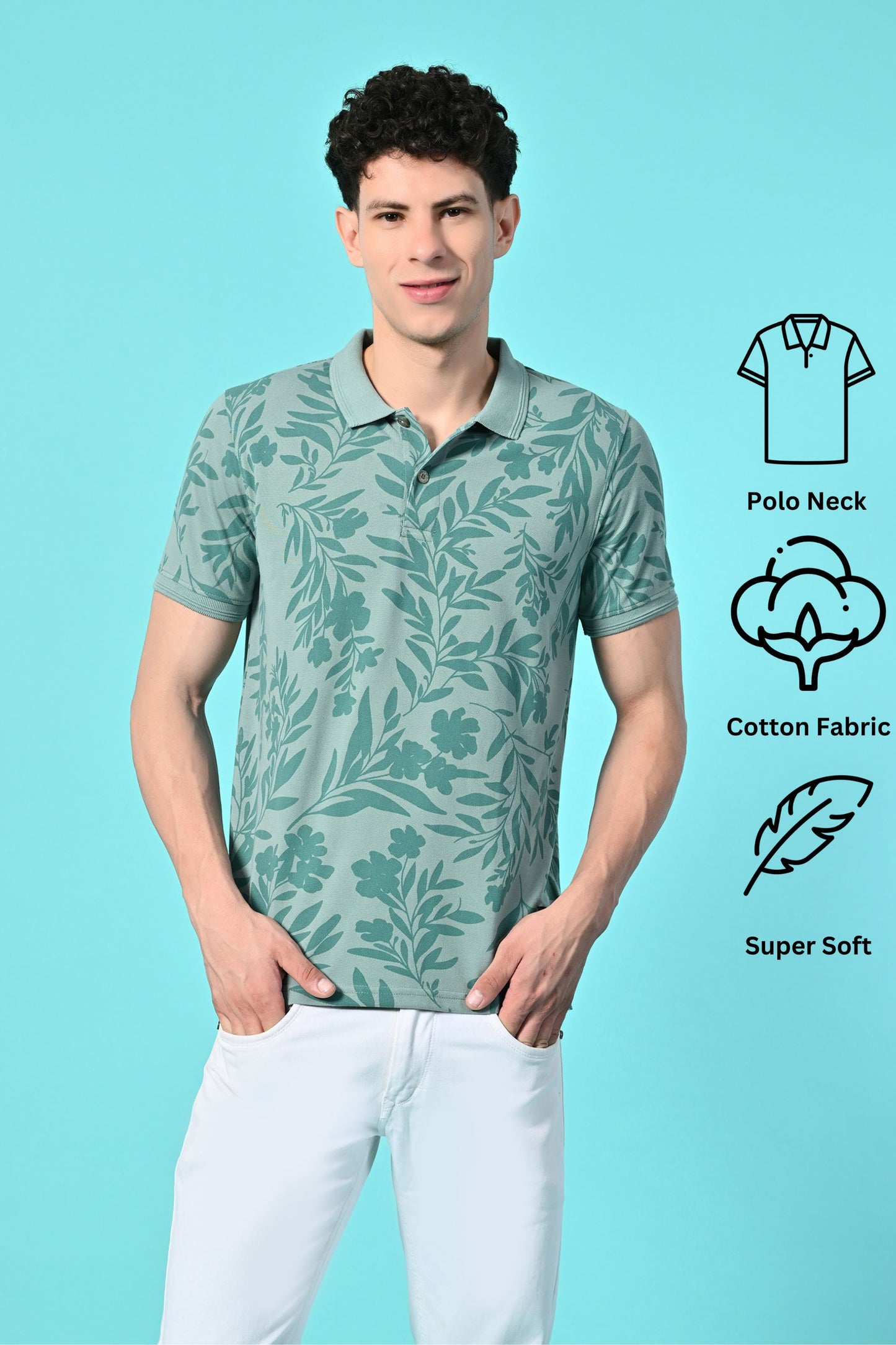 Men’s Printed Polo