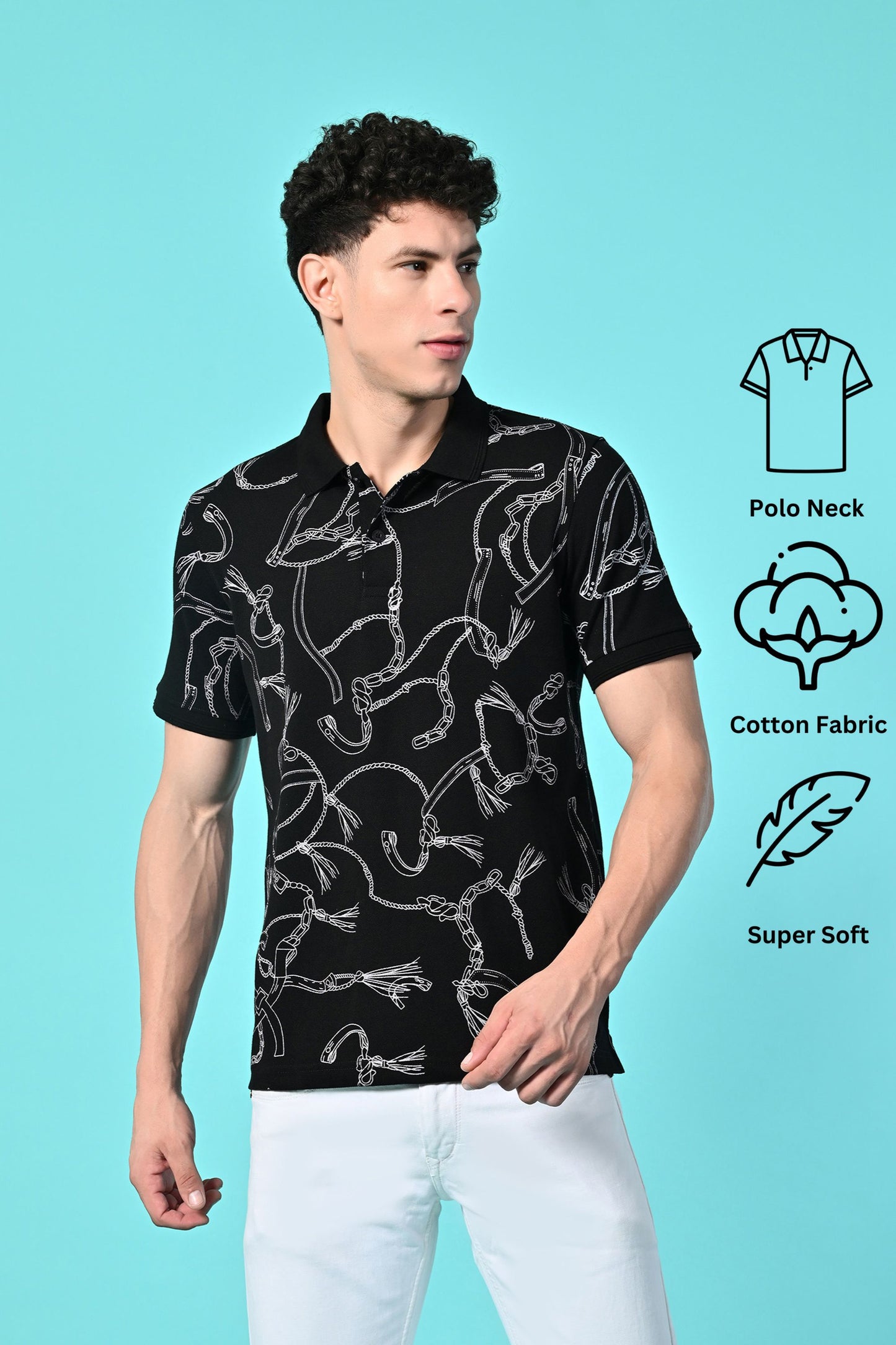 Men’s Printed Polo