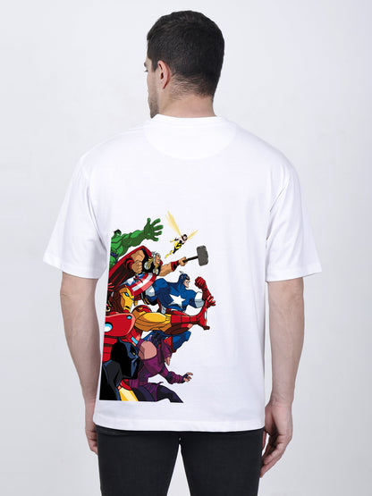 Avengers Printed Oversized T-Shirt