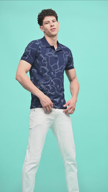 Men’s Printed Polo